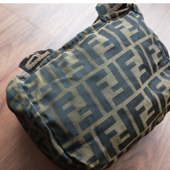 Authentic Fendi Zucca Canvas Mini Bag Tote FF Logo - Picture 2 of 4